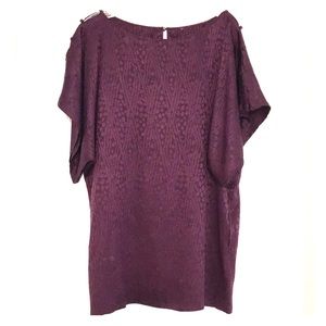 Bebe Purple Shirt Dress